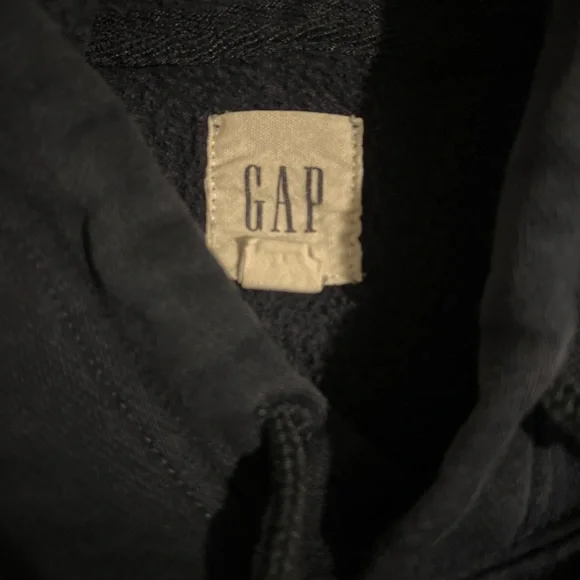 VINTAGE GAP navy blue hoodie - Picture 4 of 4
